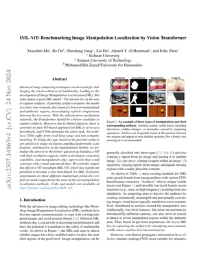 IML-ViT paper first page
